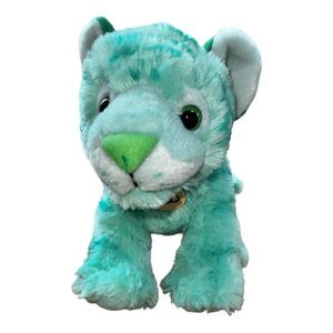 Wild Republic Milwaukee Zoo 9" Green Tiger Cub Baby Plush Stuffed Animal Toy
